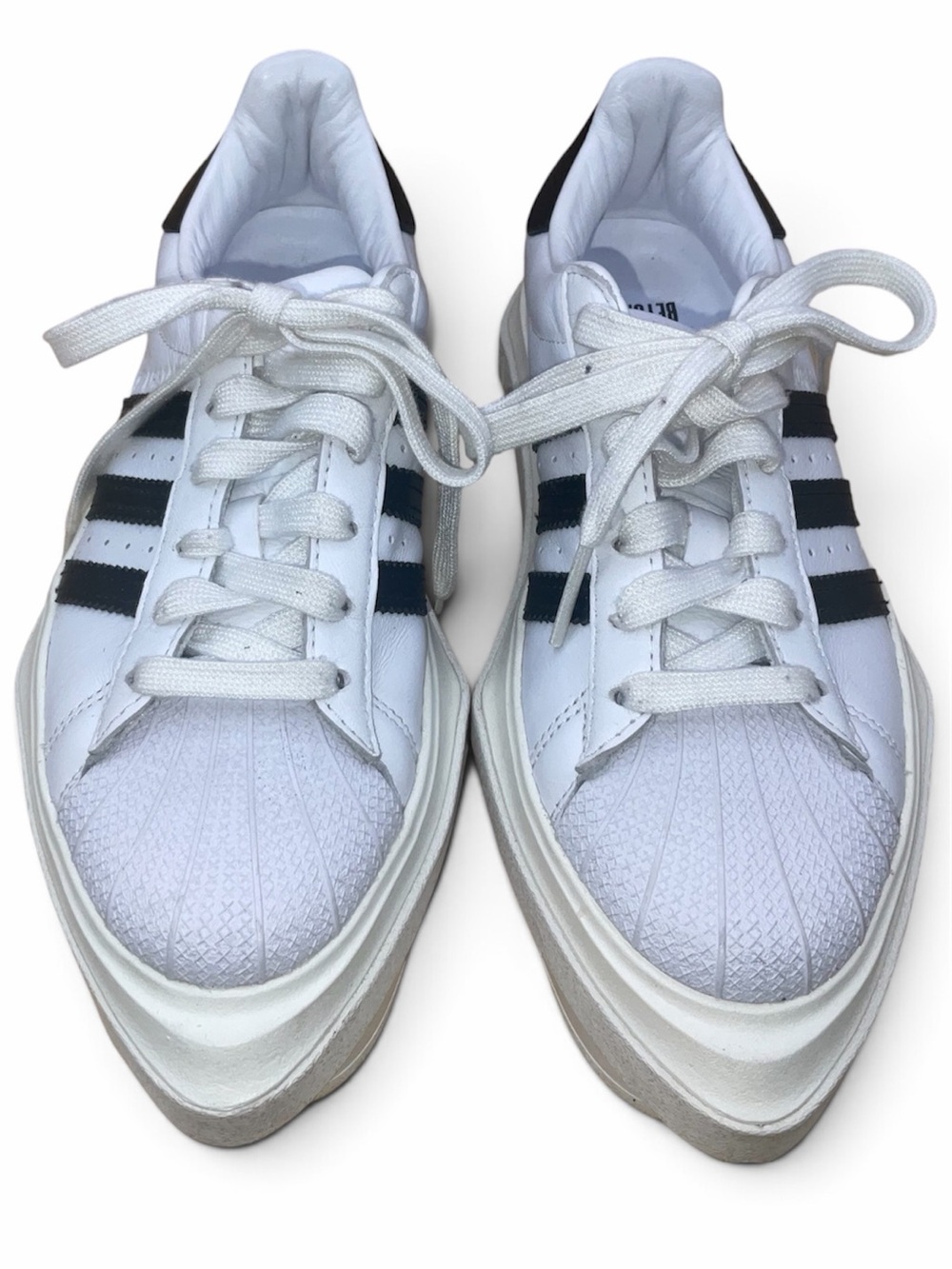 Adidas x Beyoncé Superstar Platform Sneakers White/Black Leather Women’s Size 7